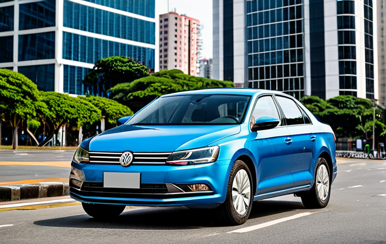 Jetta Hybrid in Urban Setting**
"A fully clothed professional, possibly a young urban professional, is casually leaning against a sleek, modern Volkswagen Jetta Hybrid in a vibrant Brazilian cityscape (perhaps São Paulo or Rio de Janeiro). The car is predominantly featured, showcasing its design. The background includes modern buildings and hints of Brazilian street life. Focus on showcasing the car's modern aesthetics. Fully clothed, appropriate content, safe for work, perfect anatomy, natural proportions, professional car photography, high quality."
**
